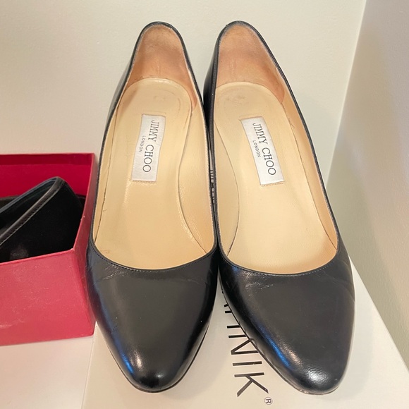 Jimmy Choo Romy 60 leather pumps, size 38.5 - Picture 2 of 3